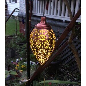 Hanging Solar Lights, Solar Lantern LED Moroccan Garden Lights